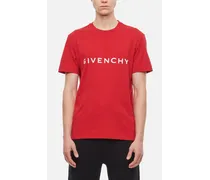 T-shirt Slim Fit In Cotone | Rosso