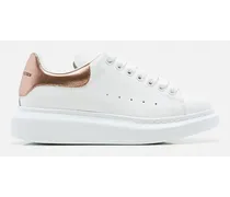 45mm Larry Grainy Leather Sneakers | Bianco