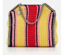 Cotton Crochet Mini Falabella Tote Bag | Rosa