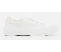 45mm Plimsoll Canvas Sneakers | Bianco