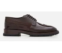 Derby Leather Shoes | Marrone