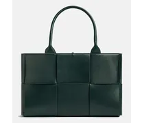 Small Arco Leather Tote Bag | Verde