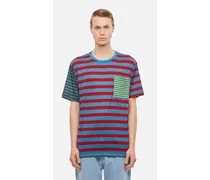 T-shirt In Cotone Rigato | Multicolore