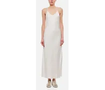 Viscose Satin Slip Dress | Bianco