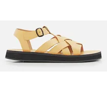 Beltra Leather Sandals | Giallo