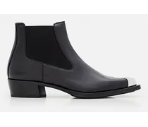 Leather Boots | Nero