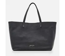 Golden Pasadena Leather Tote Bag | Nero