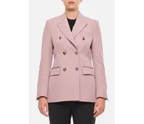 Double-breasted Wool Blazer | Rosa
