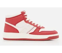 H630 High-top Leather Basket Sneakers | Rosso