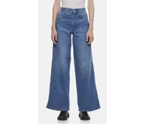 Jeans Wide-leg 'Salt & Pepper' | Azzurro