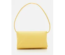 Small Prisma Leather Shoulder Bag | Giallo