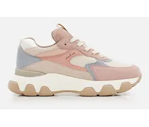 Hyperactive Platform Leather Sneakers | Multicolore