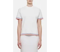 Viscose Ff Knit T-shirt | Bianco