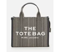The Medium Monogram Jacquard Tote Bag | Beige
