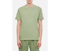 Basic Logo T-shirt Cotton Washed | Verde