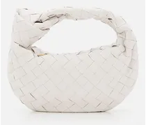 Mini Jodie Intrecciato Leather Top Handle Bag | Bianco