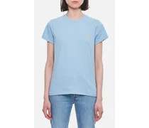 Cotton Jersey T-shirt | Azzurro