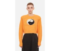 Maglione Girocollo Yin Yang | Arancione
