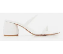 60mm Nappa Leather Sandals | Bianco