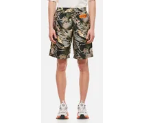 Shorts Camouflage In Nylon | Marrone