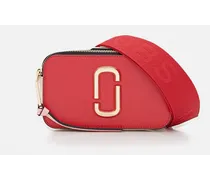 The Colorblock Snapshot Leather Shoulder Bag | Rosso