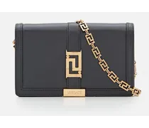 Leather Wallet W/chain  | Nero