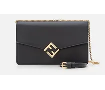 Wallet On Chain Mini Bag | Nero