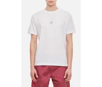T-shirt Girocollo Con Stampa | Bianco