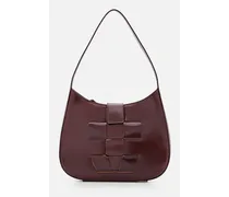 Bauza Leather Shoulder Bag | Marrone