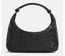 Small Washbag Leather Shoulder Bag | Nero