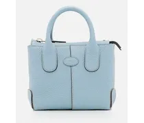 Dbs Leather Mini Tote Bag | Azzurro