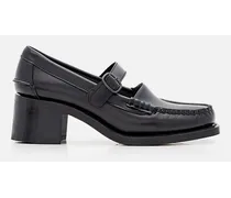 50mm Blanquer Leather Mary Jane Loafers | Nero