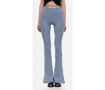 Pantaloni Le Pantalon Tangelo In Lana Stretch | Azzurro