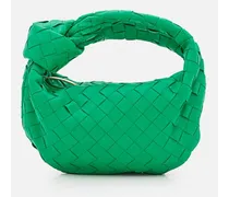 Mini Jodie Intrecciato Leather Top Handle Bag | Verde