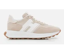 H641 Leather Sneakers | Beige