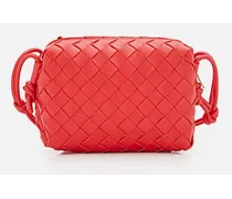 Mini Loop Leather Crossbody Bag | Rosso