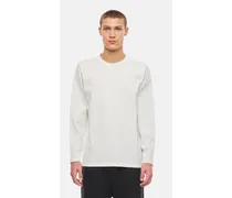 T-shirt Manica Lunga In Cotone | Bianco