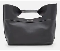 The Bow Small Leather Tote Bag | Nero