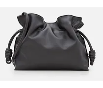 Flamenco Leather Clutch Bag | Nero