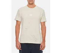 T Shirt Girocollo Stampata | Bianco