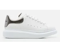45mm Larry Grainy Leather Sneakers | Bianco
