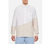 Camicia Bicolore Classic Fit | Bianco