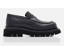 Leather Loafers | Nero
