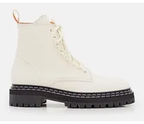 Combat Boots | Bianco