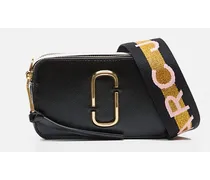 The Snapshot Leather Crossbody Bag | Nero