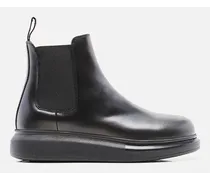45mm Brushed Leather Chelsea Boots | Nero