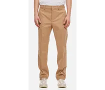 Pantaloni Chino In Cotone | Beige