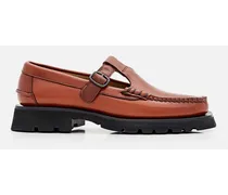 25mm Alber Sport Leather Loafers | Marrone