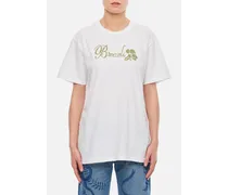 Organic Cotton Printed T-shirt | Bianco