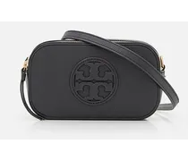 Mini Perry Bombay Leather Shoulder Bag | Nero